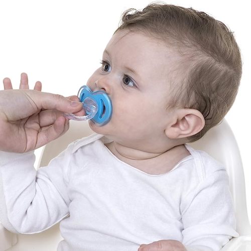 Nuby 2-Pack Gum-eez Pacifier Teethers, Colors May Vary - One Size (Pack of 1)