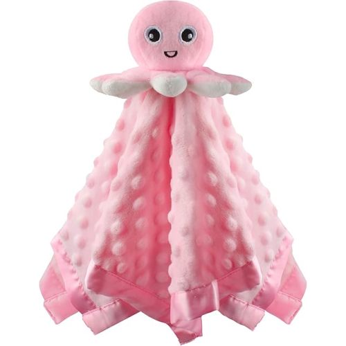 Baby Security Blanket Loveys for Babies Snuggle Toy Plush Octopus Stuffed Animal Baby Gifts for Girls and Boys Newborn