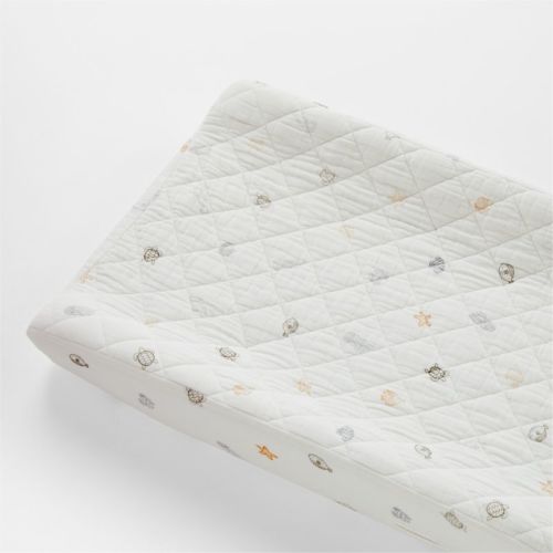 Sea Dreams Organic Cotton Baby Changing Pad Cover