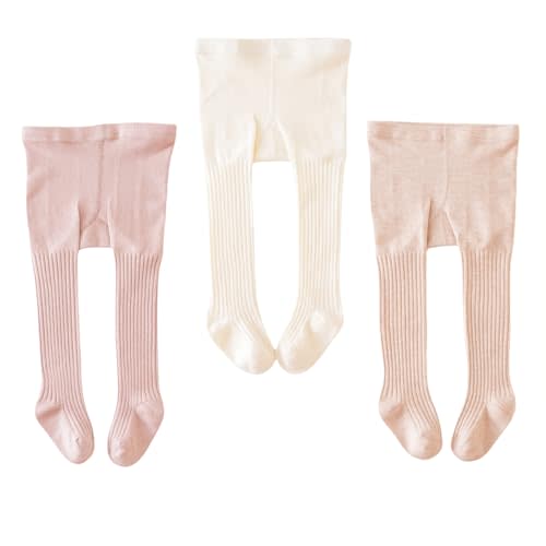 Baby Tights Cable Knit Tights Toddlers Leggings Seamless Stockings Pantyhose Infants 3 Pack
