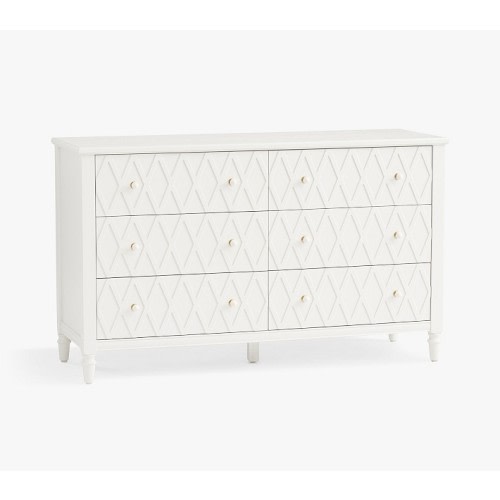 AERIN Lattice 6-Drawer Dresser (56w x 19d")