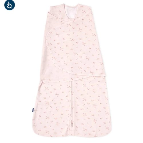 Pink Floral Cotton Swaddle Newborn | HALO