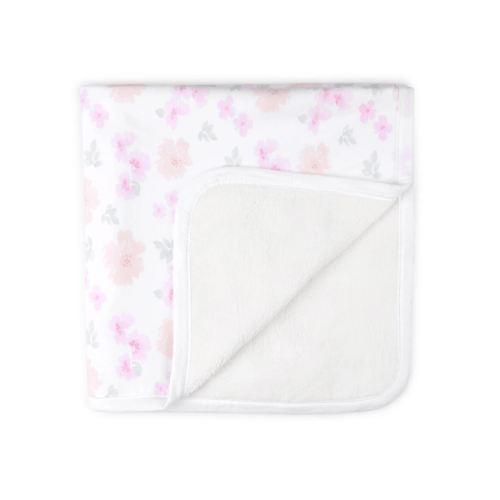 Jersey Plush Blanket - Floral