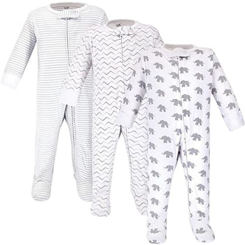 Touched by Nature Baby Girls' Organic Cotton Sleep and Play