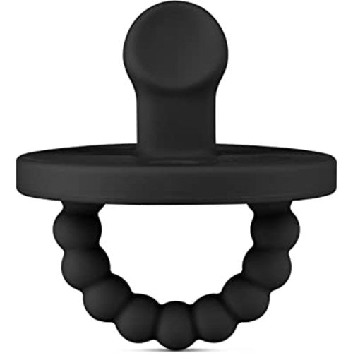 Ryan & Rose Cutie PAT Pacifier Teether (Slant, Black)