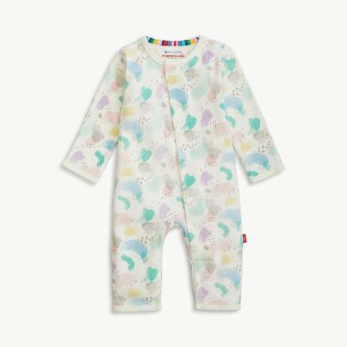 watercolor organic cotton magnetic coverall – Magnetic Me