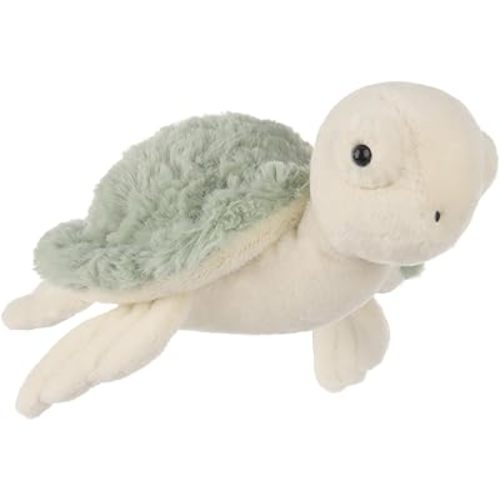 Apricot Lamb Leisure Turtle Plush Stuffed Animals for Kids, Soft Cute Plush Toys for Baby Girl and Boy, Fluffy Leisure Turtle Green 8.7 Inches