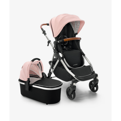 Single-to-Double Stroller 2.0 + Bassinet Bundle - Bloom