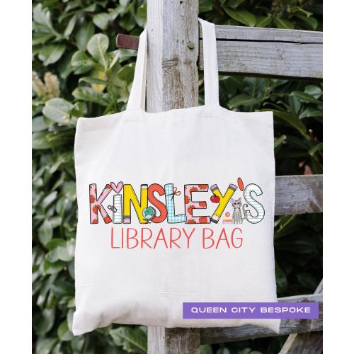 Personalized Library Bag