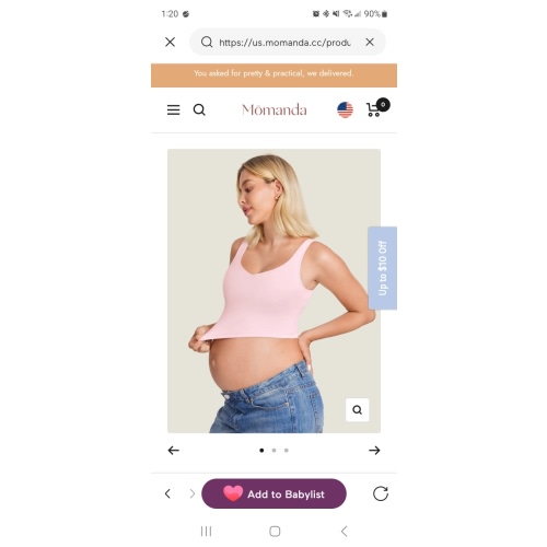 Natrelax® Nursing Crop Tank Top