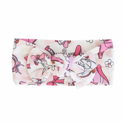 Rodeo Dreams Knit Large Bow Headwrap | Pink