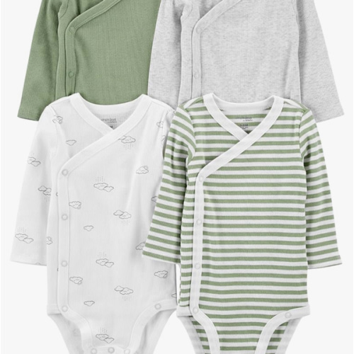 Simple Joys by Carter's unisex-baby 4-pack Side Snap Bodysuit