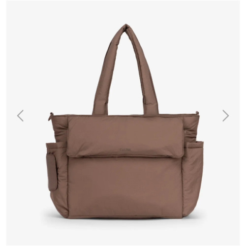 Diaper Tote Bag with Laptop Sleeve in Hazelnut | CALPAK