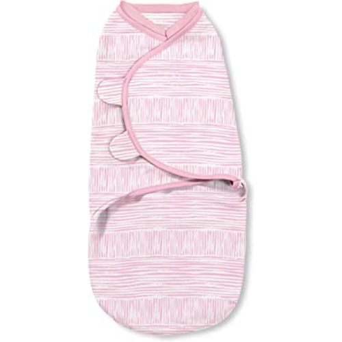 SwaddleMe Natural Position Swaddle Size Small/Medium 1-Pack Sugar Stripes