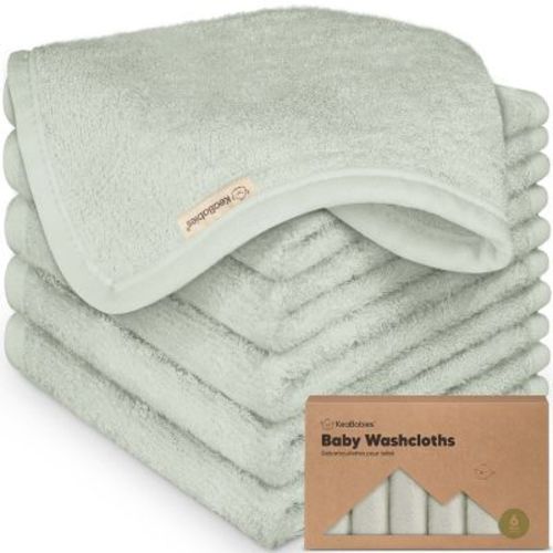 6pk Deluxe Baby Washcloths, Organic And Soft Baby Wash Cloth, Baby Bath Towel, Face Cloths (earth Brown)