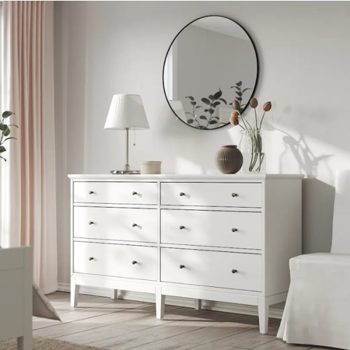 IKEA IDANÄS 6-Drawer Dresser - White