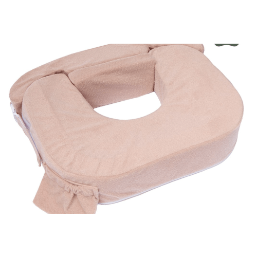 Twin Nursing Pillow - Soft Rose Plush