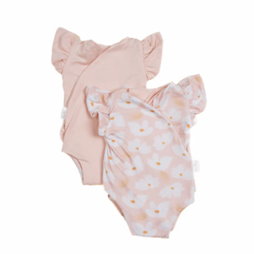 FLUTTER SLEEVE WINGED BODYSUIT