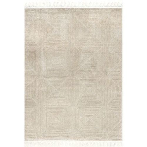 Nuloom Kerry Geometric 5x8 Indoor Area Rug For Living Room Bedroom Dining Room Kitchen, Beige