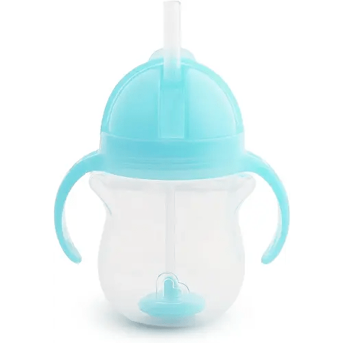 Munchkin Click Lock Weighted Flexi Straw Trainer Cup - Blue - 7 oz