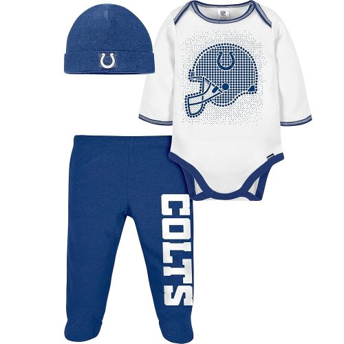 Gerber Unisex Baby NFL Team Footed Pant and Bodysuit Gift Set