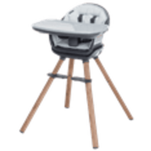Maxi-Cosi Moa 8-in-1 Infant High Chair, Baby Booster, Feeding & Dining Essential, with Tray, Graphite