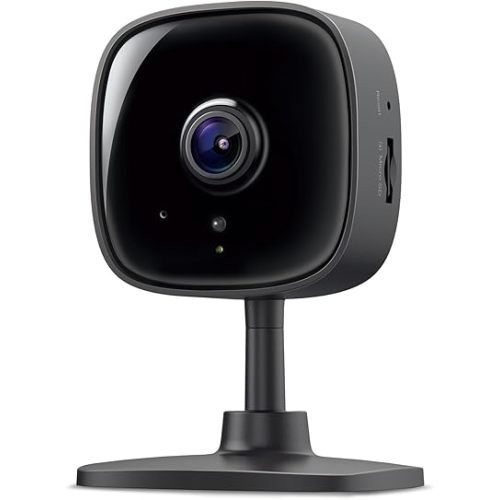 Tapo by TP-Link 1080P Indoor Security Camera for Baby Monitor, Pet Camera w/Motion Detection, 2-Way Audio, Night Vision, Cloud & SD Card Storage, Works w/Alexa & Google Home, Black, C101