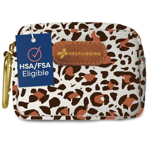 KeepGoing Small Travel First Aid Kit Kids – 60 Pc. Mini First Aid Kit for Purse, Diaper Bag, & Backpack with Latex-Free Bandages – 4 Oz., & 4.5 x 3.5 x 2 in, TSA-Approved