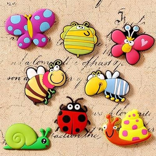 KOPADA Magnets for Kids,Insect Refrigerator Magnets for Toddlers 3+, Cute Fridge Magnets for Babies Gift