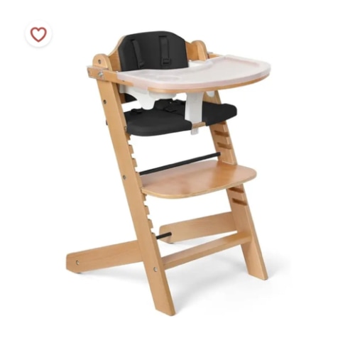 Cowiewie Wooden High Chair Black | MontiPlanet.com Montessori Toys, Materials & Furniture