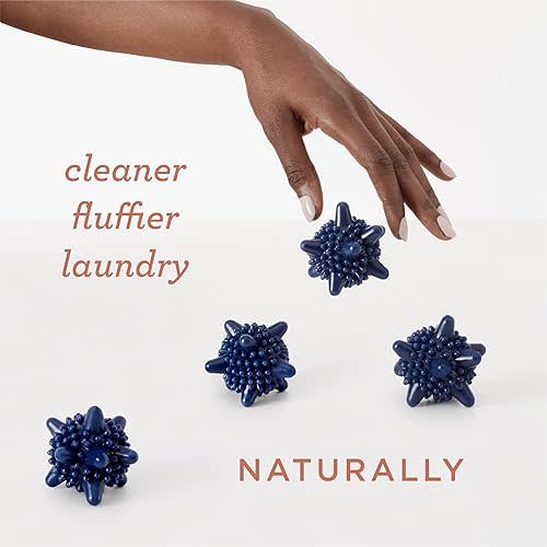 Esembly Agitators, Washer Dryer Balls for Cleaner Softer Laundry, Reusable Eco-Friendly Silicone Laundry Dryer Balls, 4 Pack