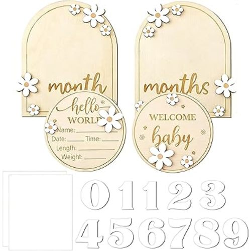 Growth Milestone Card-Wooden Growth Milestone