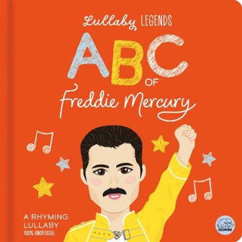 Lullaby Legends: ABC of Freddie Mercury - by Susie Linn (Board Book)