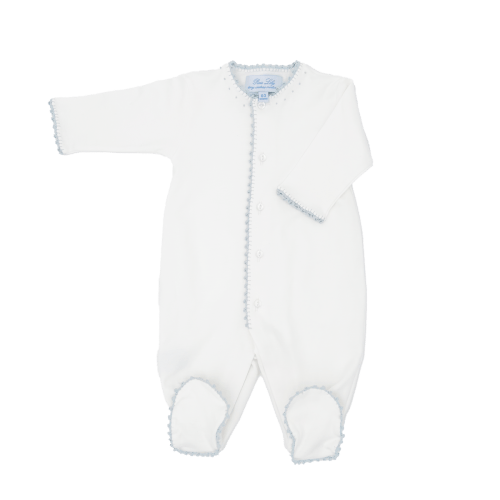 Footy Romper in Blue