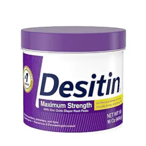Desitin Maximum Strength Baby Diaper Rash Cream with 40% Zinc Oxide