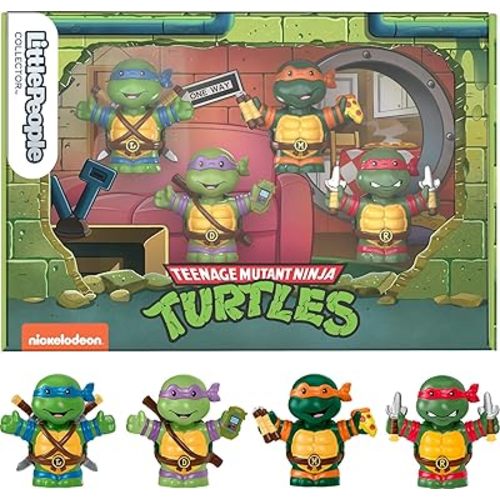 Little People Collector Teenage Mutant Ninja Turtles Special Edition Set, 4 Figures
