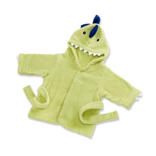 Baby Aspen "splash-a-saurus" Dinosaur Hooded Spa Robe | Ba14021na