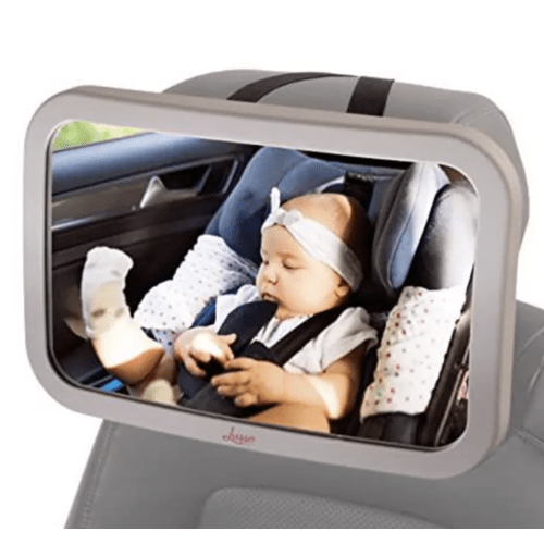 Toddler Car Baby Mirror | Gray