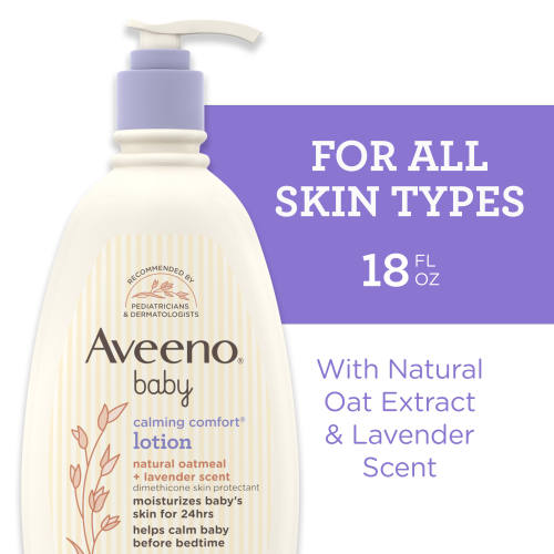 Aveeno Baby Calming Comfort Moisturizing Body Lotion, 18 fl. oz