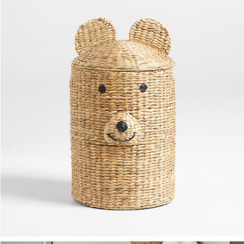Bear Woven Kids Hamper with Handles