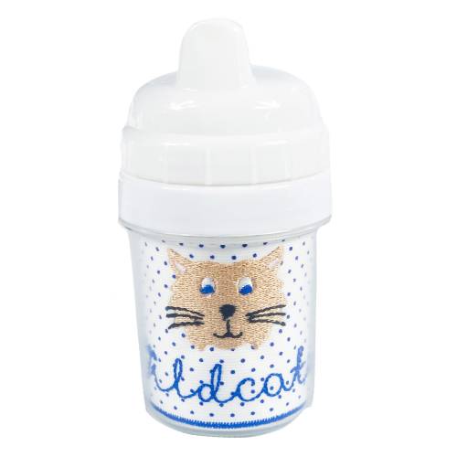 Wildcat Monogram Sippy Cup, Monogram Kentucky Cup, Baby Shower Gift, Toddler Cup, Baby Girl Toddler Sippy, Embroidered Children’s Gift