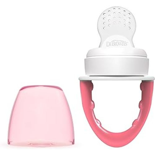 Dr. Brown's Designed to Nourish, Fresh Firsts Silicone Feeder, Pink, One Size