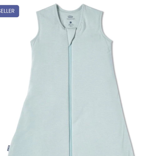 HALO - 1.5 TOG supersoft bamboo wearable blanket, double zipper sleeping bag with weighted feel - green