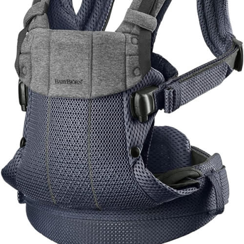 BabyBjörn Baby Carrier Harmony, Anthracite, 3D Mesh | 3-in-1 Ergonomic Baby Carrier; Newborn, Facing-In, Outward-Facing, and Back Carrying Positions Supported (7-40 lbs), Newborn to Toddler
