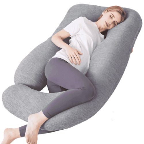 COOKEY Pregnancy Pillow Cooling,U Shaped Full Body Maternity Pillows for Belly and Back Support,Super Breathable for Hot Sleeper