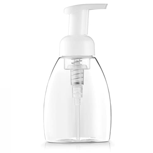 Bar5F Foaming Pump Bottle for Dr. Bronner's Castile Soap and All Generic Concentrated or Regular Soaps, 8.5-Ounce Clear