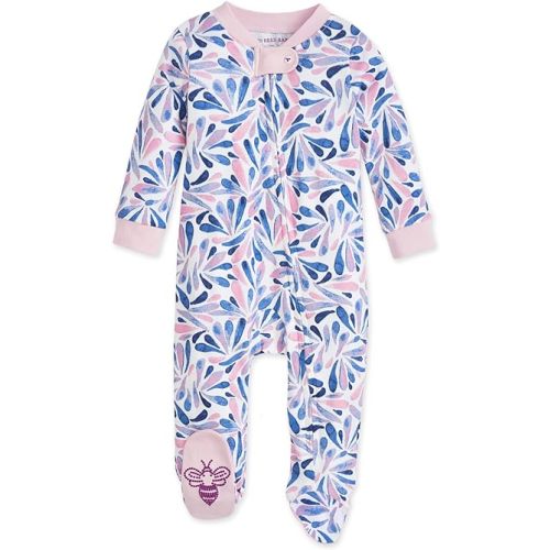 Amazon.com: Burt's Bees Baby Baby Girls' Sleep and Play Pajamas, 100% Organic Cotton One-Piece Romper Jumpsuit Zip Front Pjs: Clothing, Shoes & Jewelry