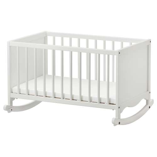 SOLGUL Cradle with sleeping pad - white - IKEA