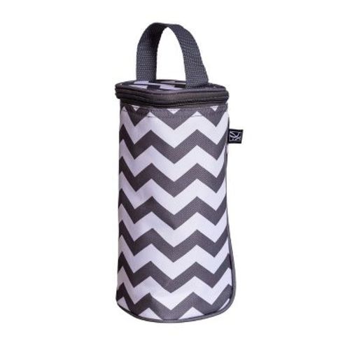 J.l. Childress Breastmilk Cooler & Baby Bottle Bag, Insulated Leak Proof, Ice Pack Included, Single In Black