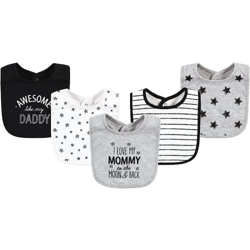 Hudson Baby Unisex BabyCotton Bibs